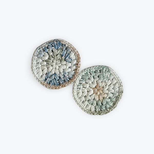Moonlit Frost Round Coasters