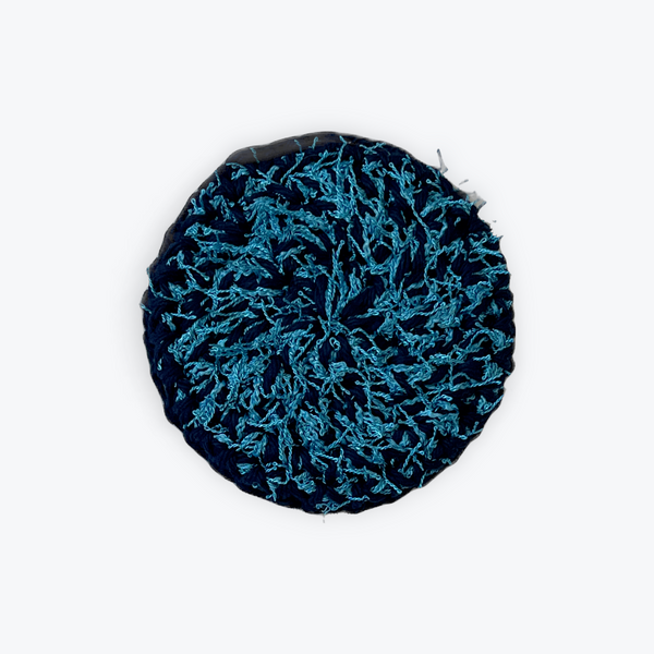 Bright Navy Round Dish Scrubbies