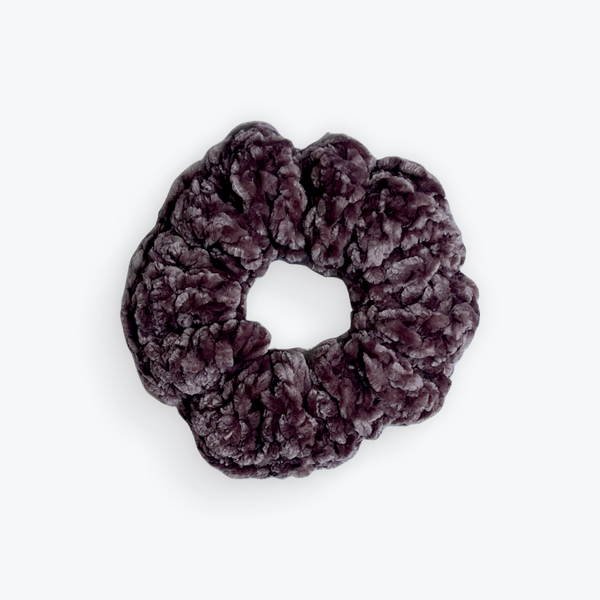 Mocha Velvet Scrunchy
