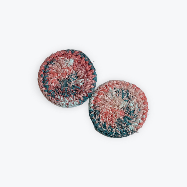 Coral Sea Round Dish Scrubbies