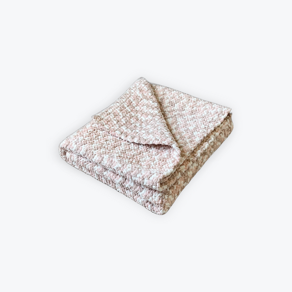 Salmon Sand Cozy Crochet Blanket