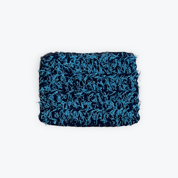 Bright Navy Rectangle Dish Scrubbies