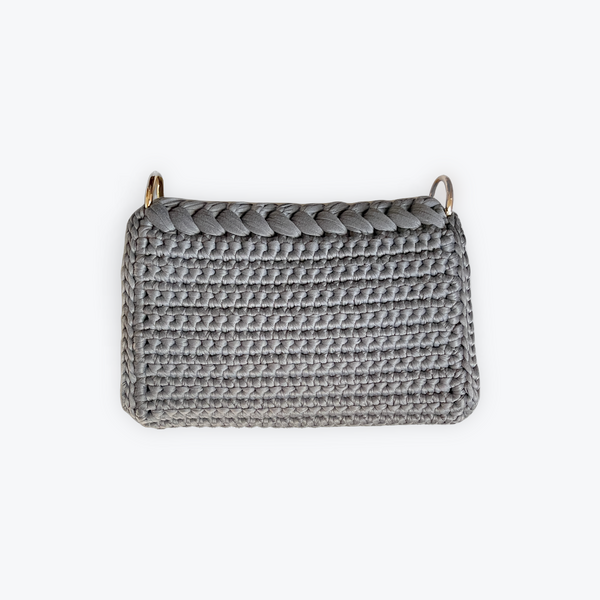 Dark Gray With Gold Purse