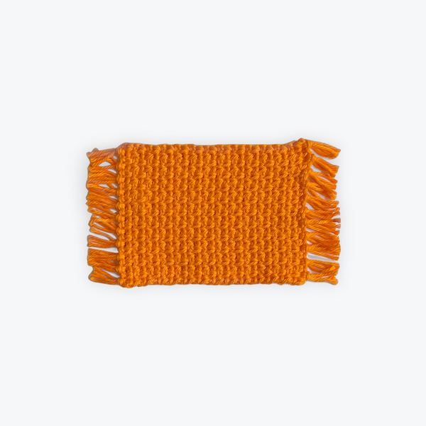 Bright Orange Mug Rugs