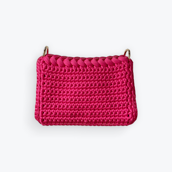 Hot Pink With Gold Purse