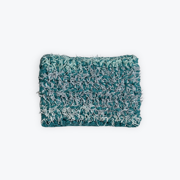 Cool Mint Teal Rectangle Dish Scrubbies