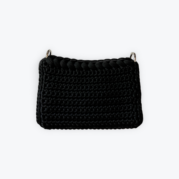 Black With Silver Purse