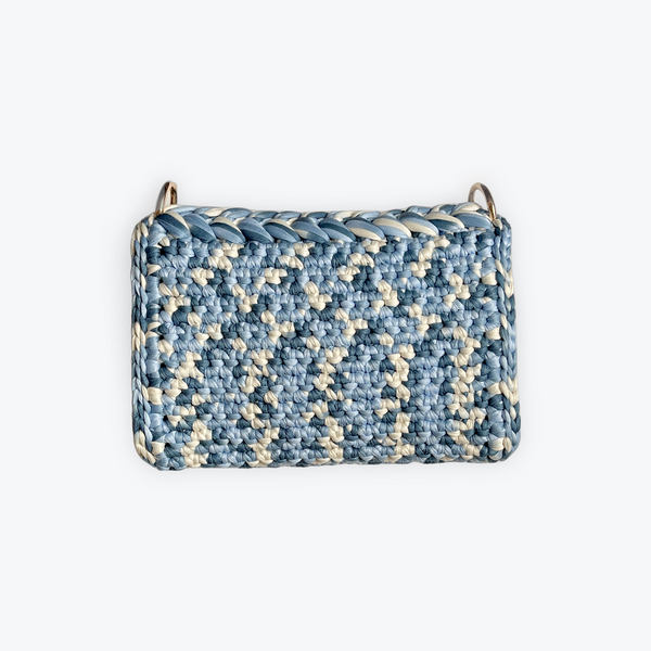 Blue Skies With Gold Purse