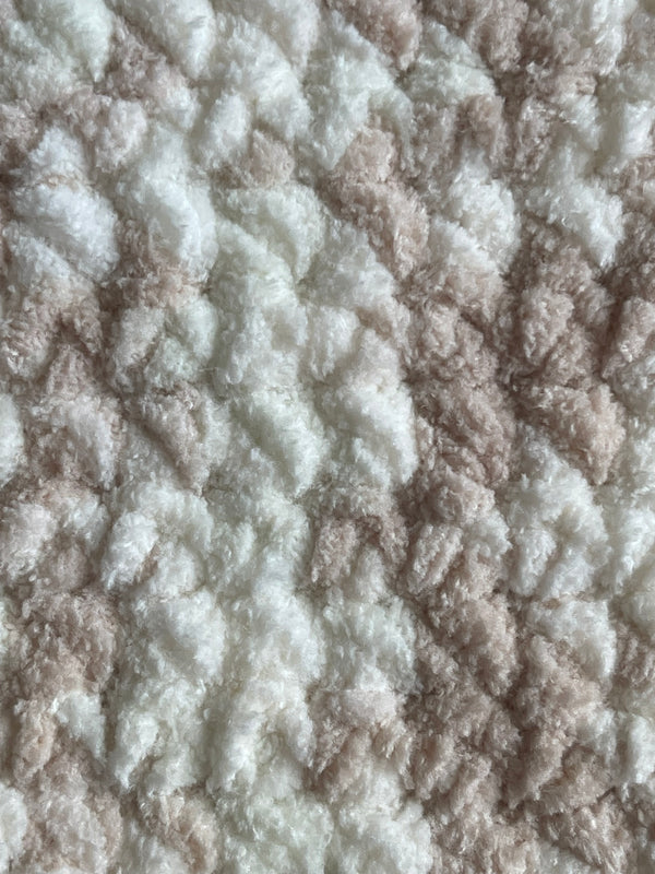 Beach Foam Cozy Crochet Blanket