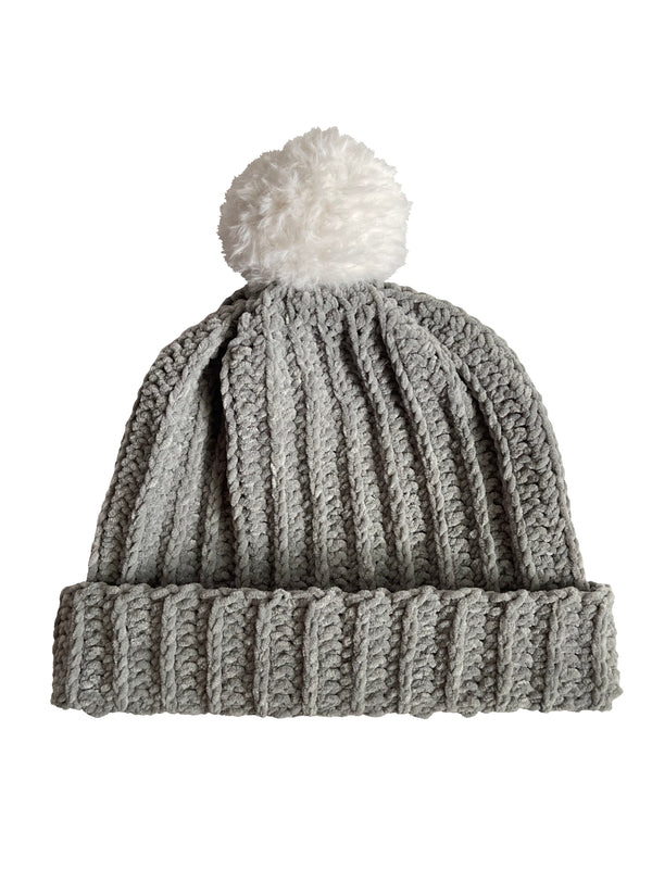 Seal With White Pom Beanie