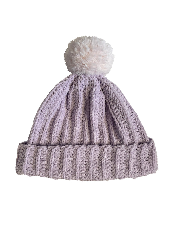 Hummingbird With Soft Pink Pom Beanie