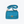 Lake Blue With Gold Purse