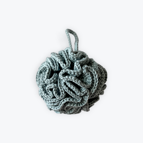 Cerulean Sea Shower Pouf