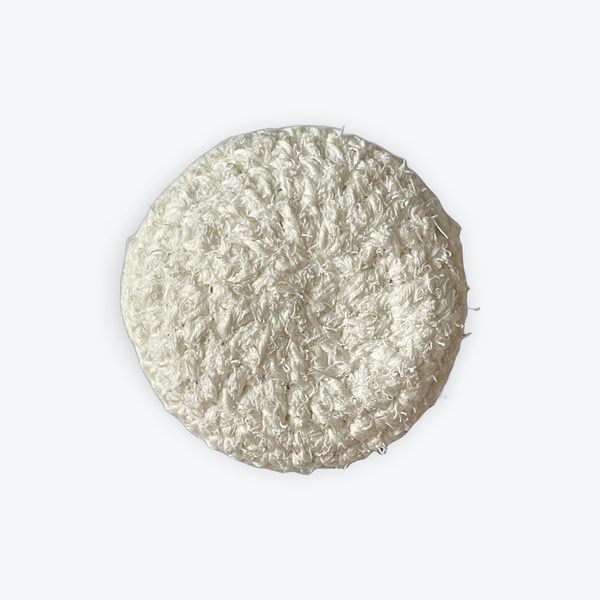 White Exfoliating Bath Sponge