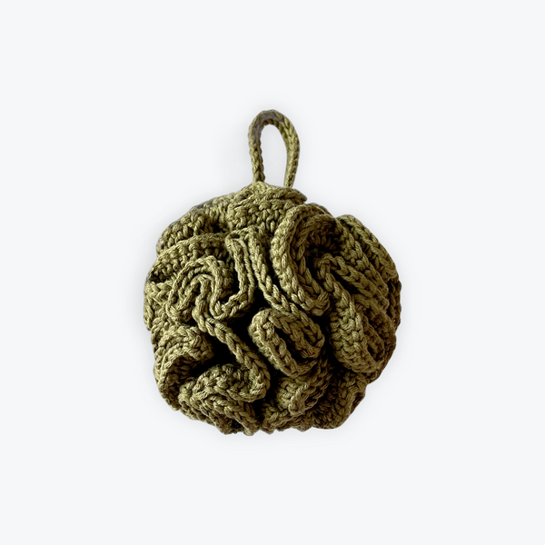Basil Shower Pouf
