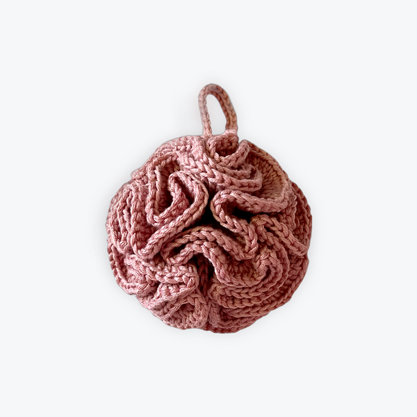 Rose Shower Pouf