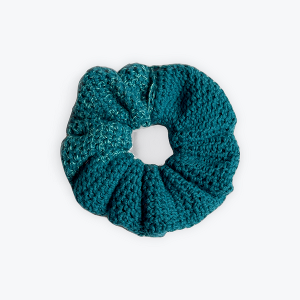 Teal Of Fortune: Variation 1 Scrunchy