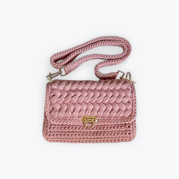 Blush Pink With Gold Purse