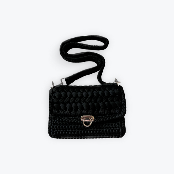 Black With Silver Purse