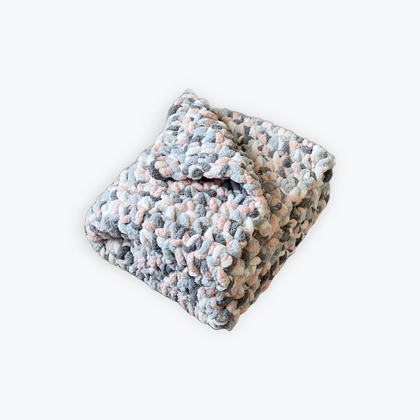 Silver Lining Chunky Crochet Blanket