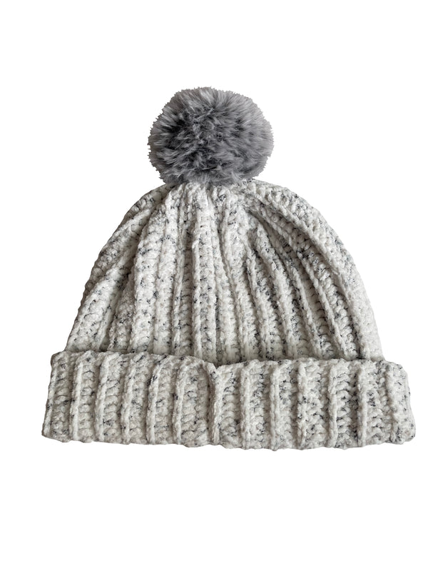 Panda With Wolf Pom Beanie