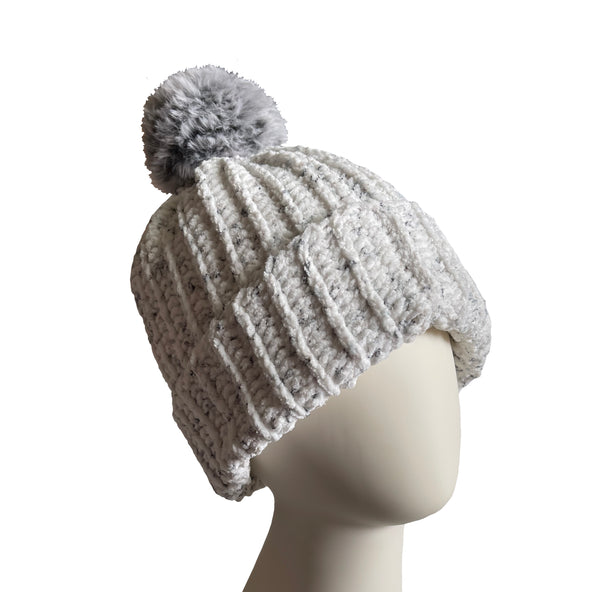 Panda With Wolf Pom Beanie