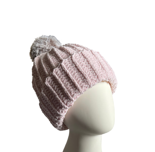 Piglet With Chocolate Brown Pom Beanie