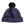 Navy With Black Pom Beanie