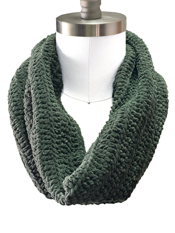 Forest Green Cowl Scarf