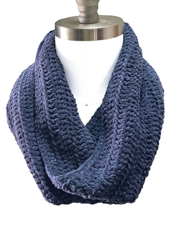 Navy Cowl Scarf