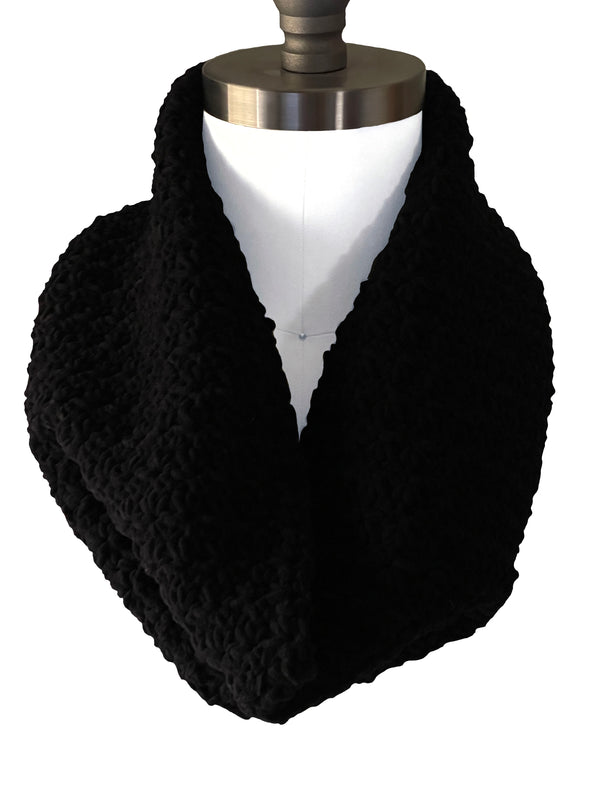 Black Trinity Cowl Scarf