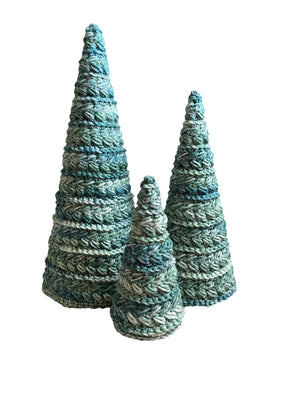 Winter Evergreen Trees