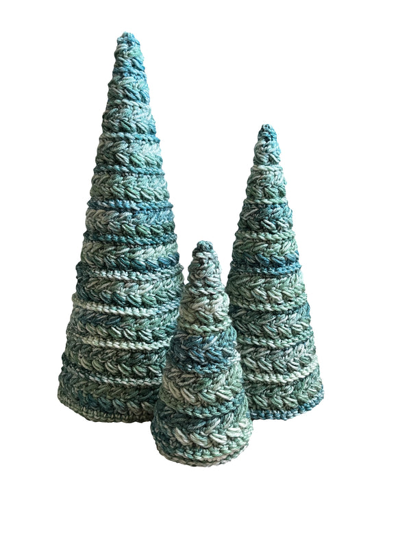 Winter Evergreen Trees